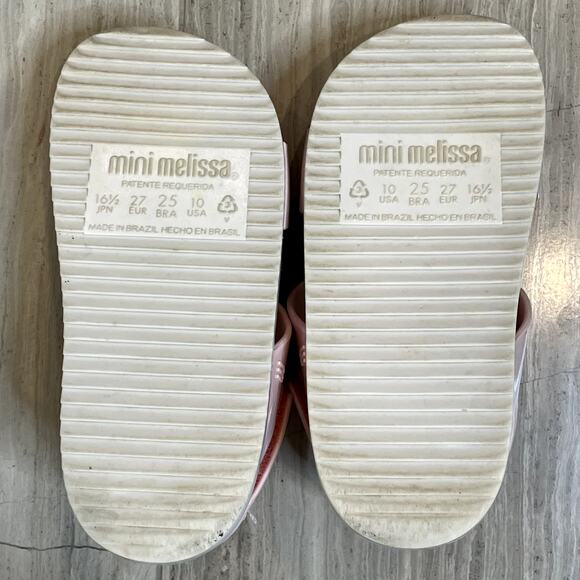 Mini Melissa Cosmic Disney Sandals Girls Disney Minnie and Mickey Mouse Pink C10 - Picture 12 of 12